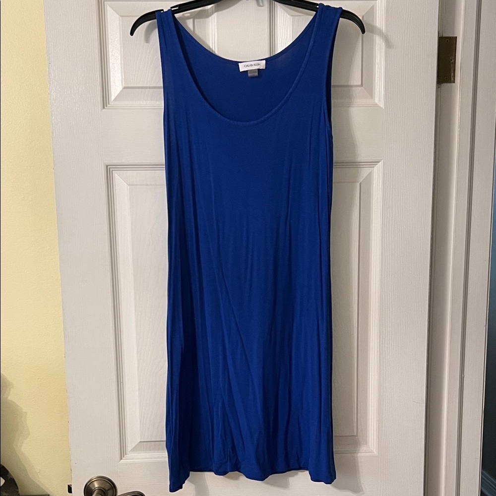 FLASH SALE🔥Calvin Klein Blue Sleeveless Dress